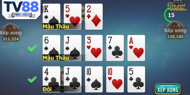 Anh em cần phải biết cách sắp xếp từng lá bài 